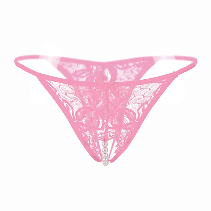 Perles & Nœud – String dentelle ouvert, du M au XL - Image 10