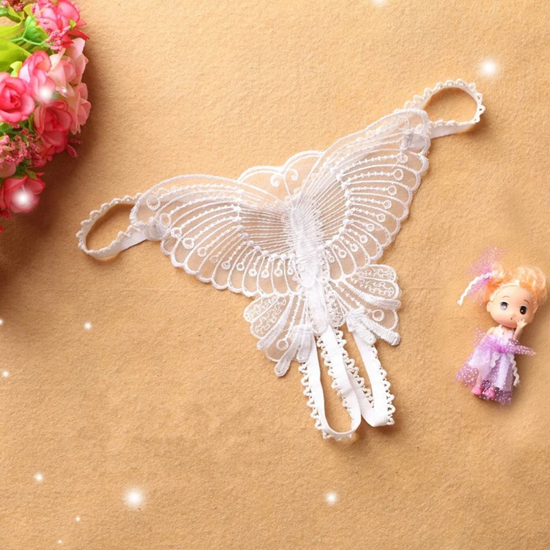 Grand Papillon – String brodé ouvert - Image 2