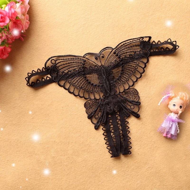 Grand Papillon – String brodé ouvert - Image 4