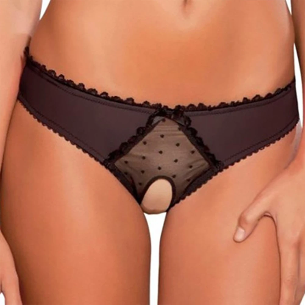 Satin Volanté – Culotte satin et plumetis ouverte - Image 4