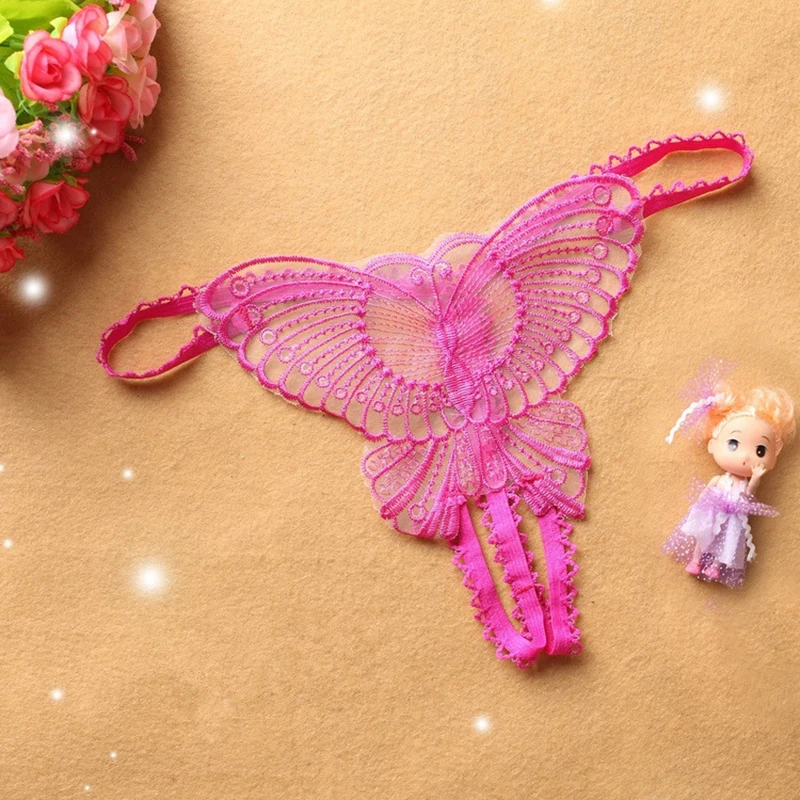 Grand Papillon – String brodé ouvert - Image 6