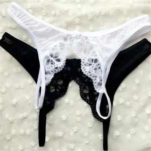 Ailes Ajourées – String dentelle à découpes