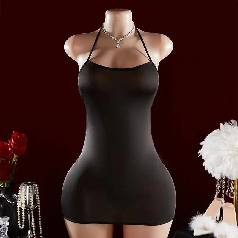 Petite Robe Cage – Robe licou dos à lanières - Image 2