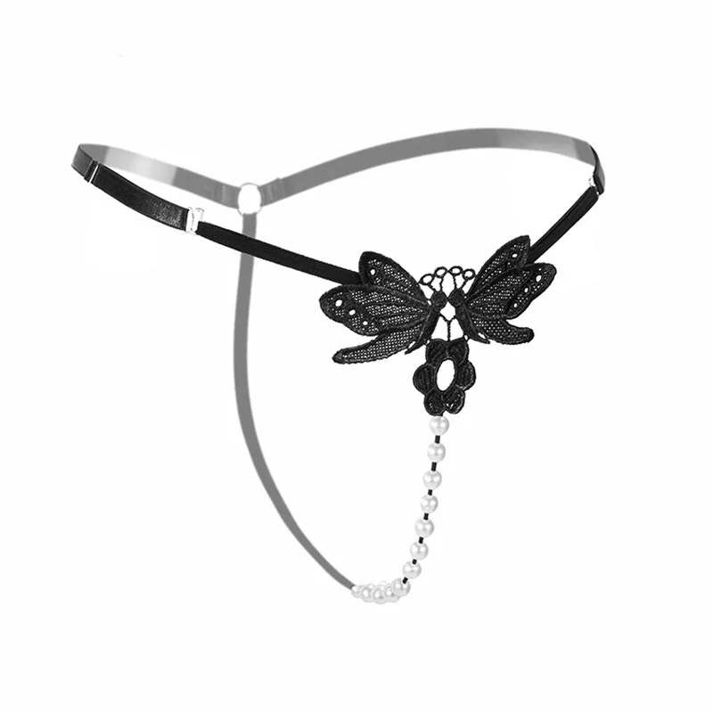 Libellule Perlée – String bijou papillon et perles - Image 16