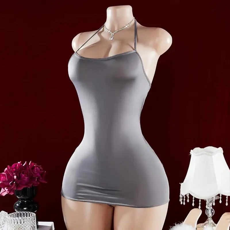 Petite Robe Cage – Robe licou dos à lanières - Image 5