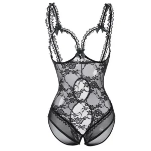 Corbeille Ouverte – Body dentelle sans bonnets
