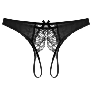Boucles Ouvertes – String dentelle à anneaux