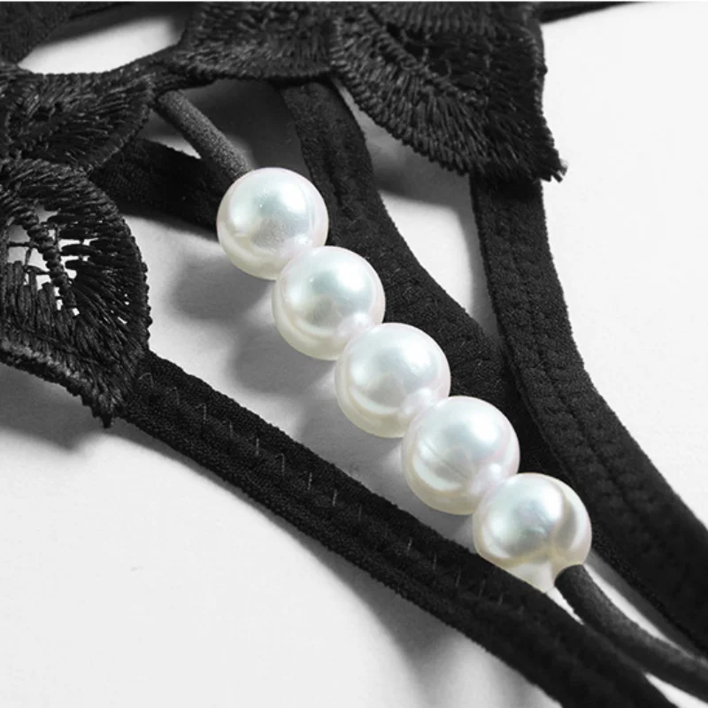 Fleurs de Perles – String fleuri à perles - Image 5