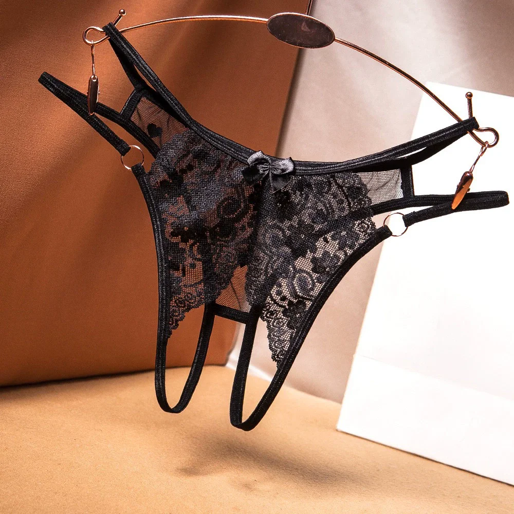 Échancré Brodé – String dentelle à bretelles - Image 2