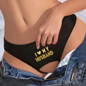 Mon Mari – String ouvert « I love my husband »