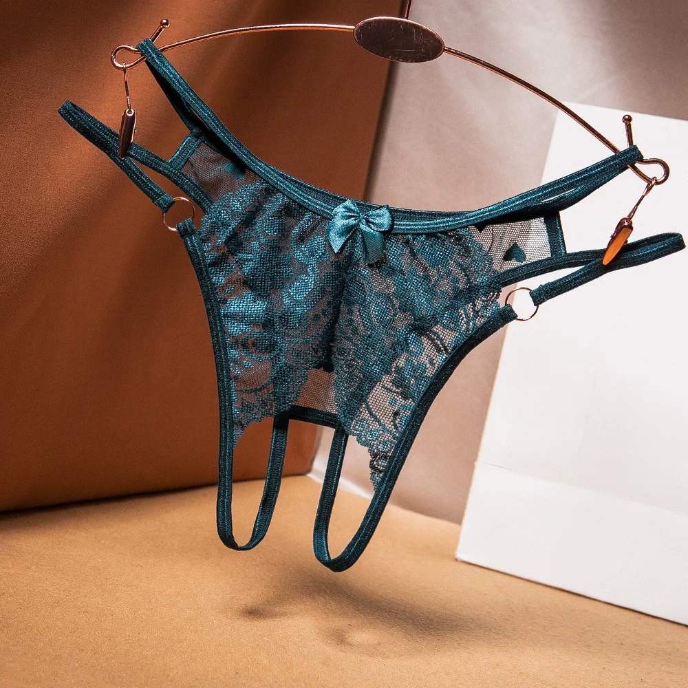 Échancré Brodé – String dentelle à bretelles - Image 6