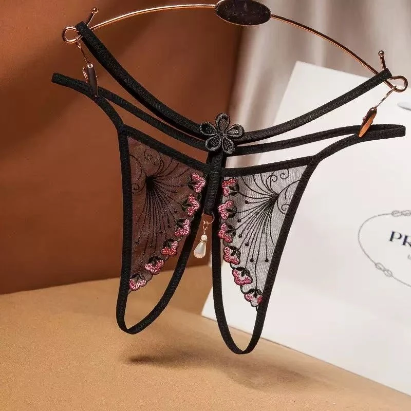 Papillon Fleuri – String papillon à perles et fleurs - Image 3