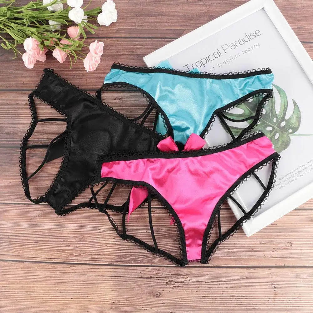 Satin Ajouré – Culotte satinée à découpes - Image 5