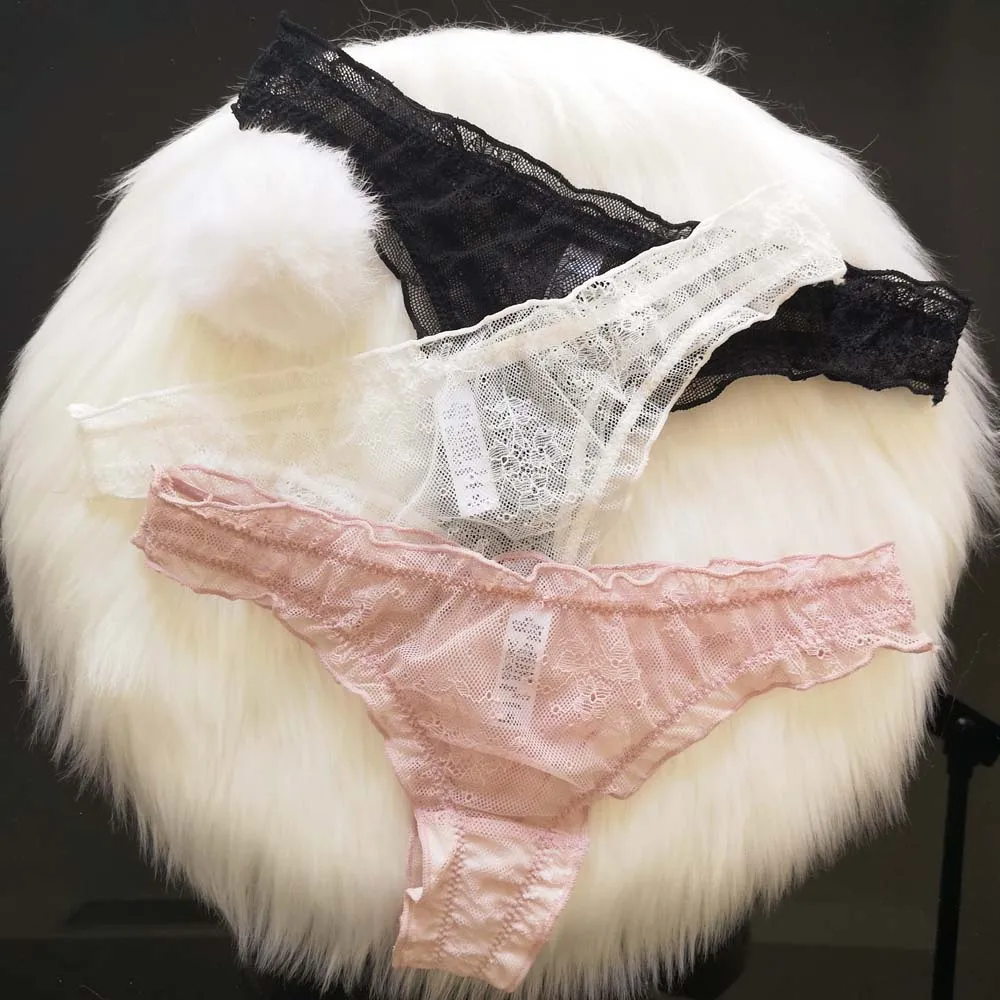 Petit Lapin – String en dentelle à pompon - Image 4