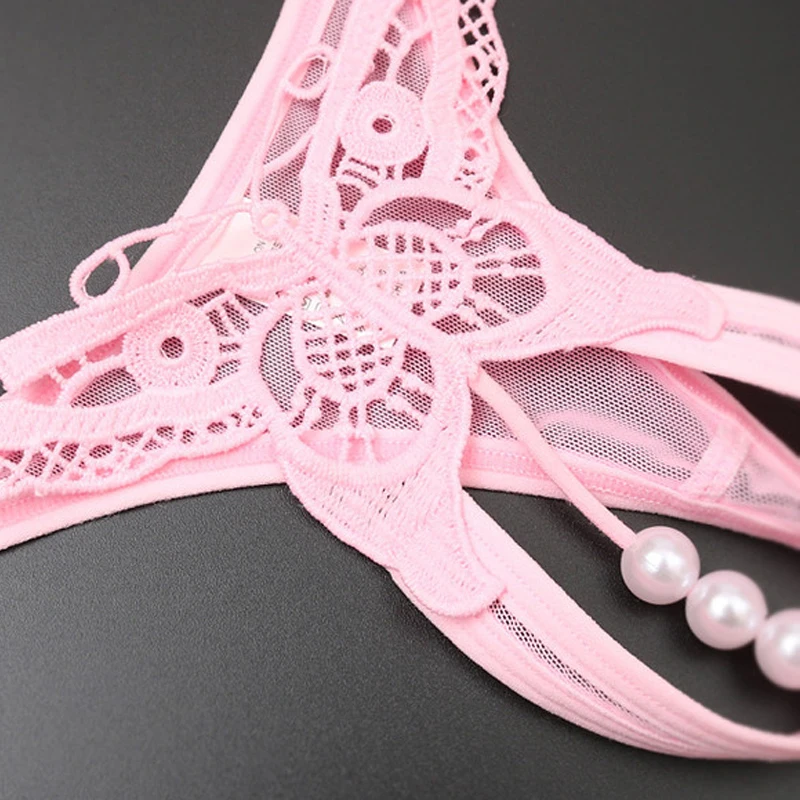 Papillon Perlé – String double lien et perles - Image 6