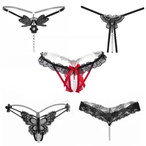 Collection Perles – String brodé, 21 modèles au choix