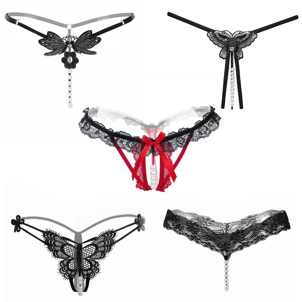 Collection Perles – String brodé, 21 modèles au choix
