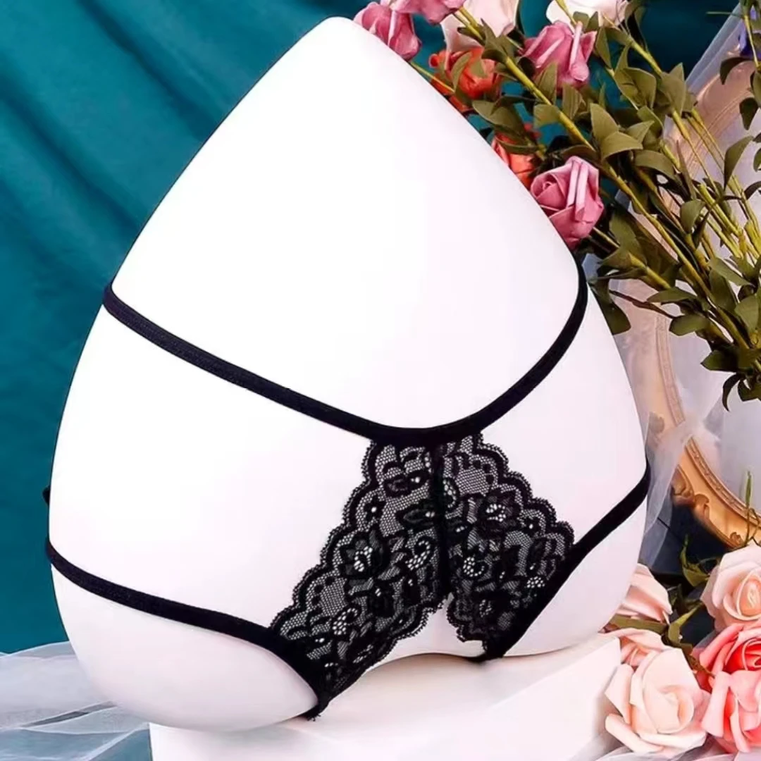 Nœud Satiné – String dentelle à grand nœud - Image 5
