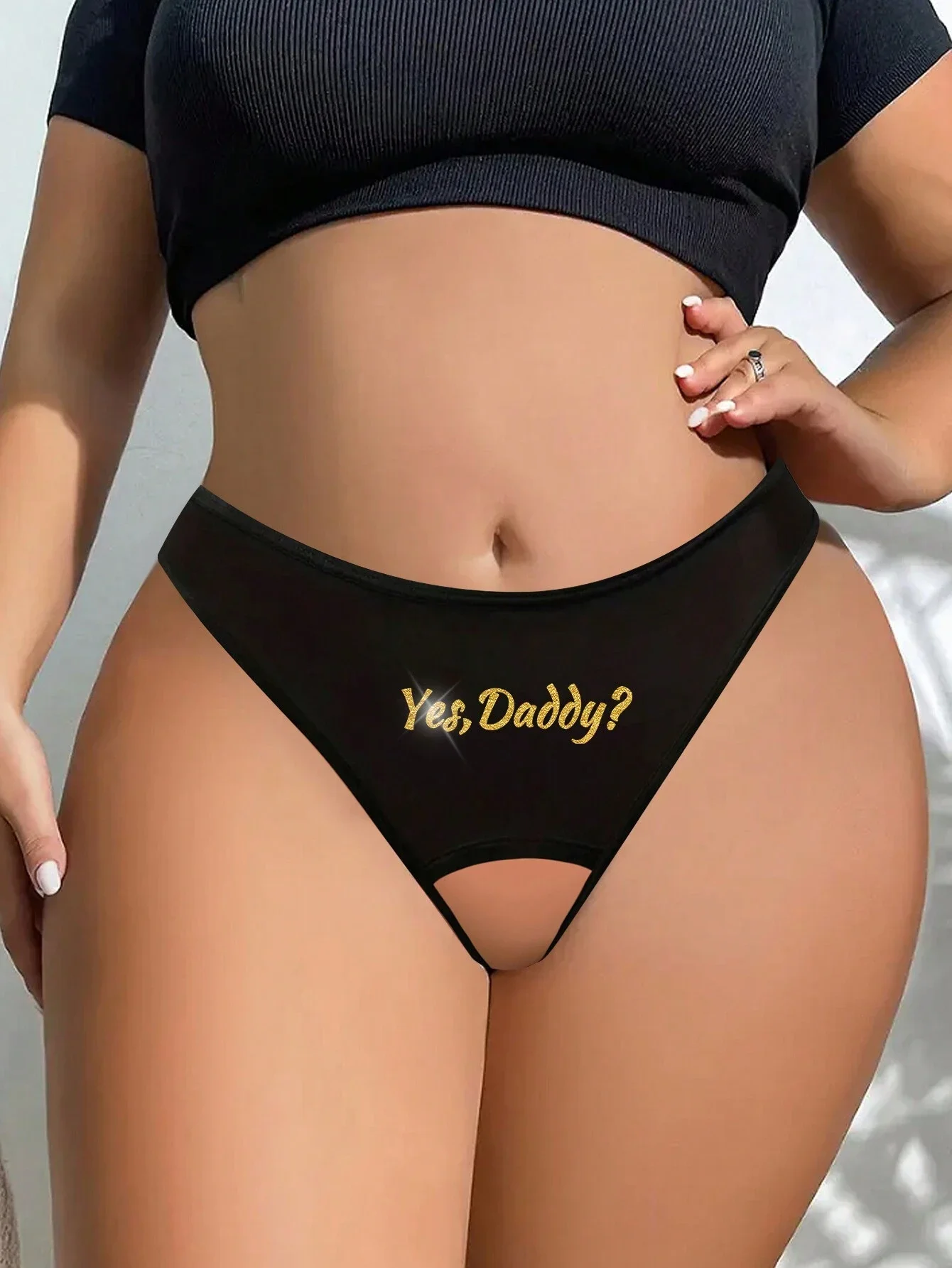 Oui Papa – Culotte « Yes Daddy? » grandes tailles