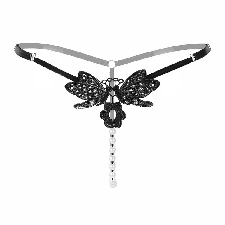 Papillon Rubis – String papillon brodé à perles - Image 14