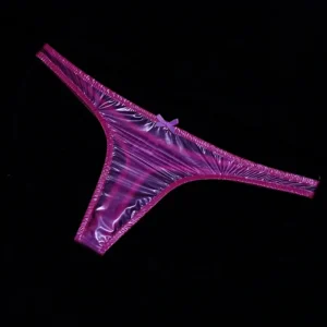 Cristal – String en PVC translucide
