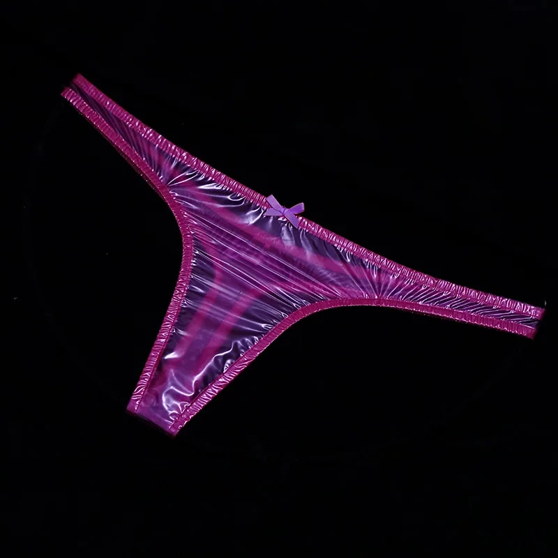 Cristal – String en PVC translucide