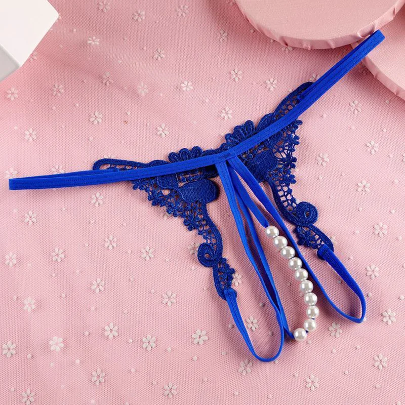 Dentelle Ailée – String brodé à fil de perles - Image 8