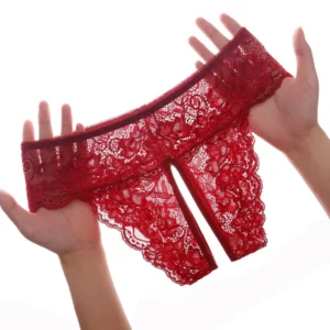 Volupté – Culotte dentelle ouverte, du XL au 4XL