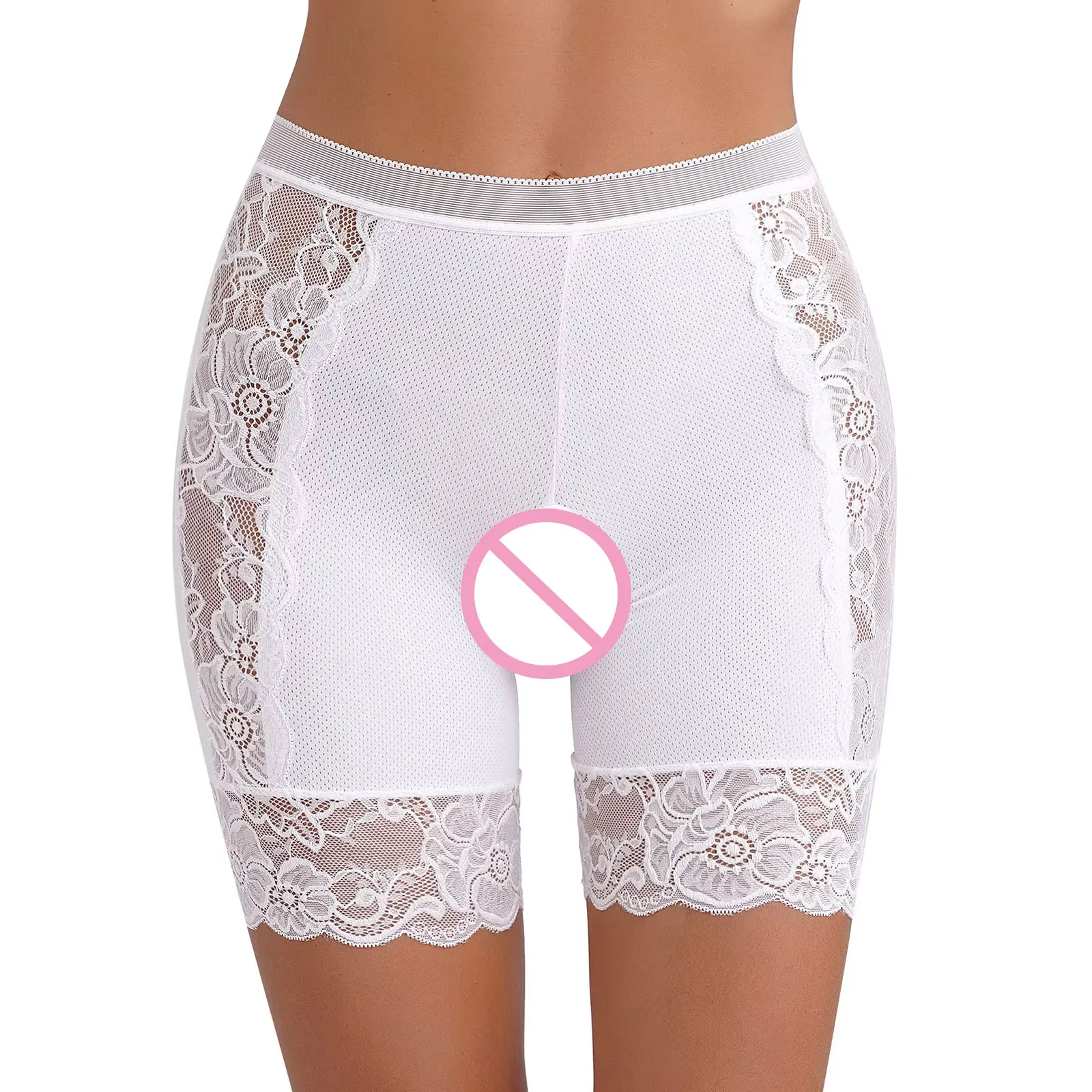 Short de Nuit – Panty dentelle ouvert