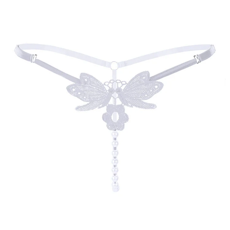 Papillon Rubis – String papillon brodé à perles - Image 11