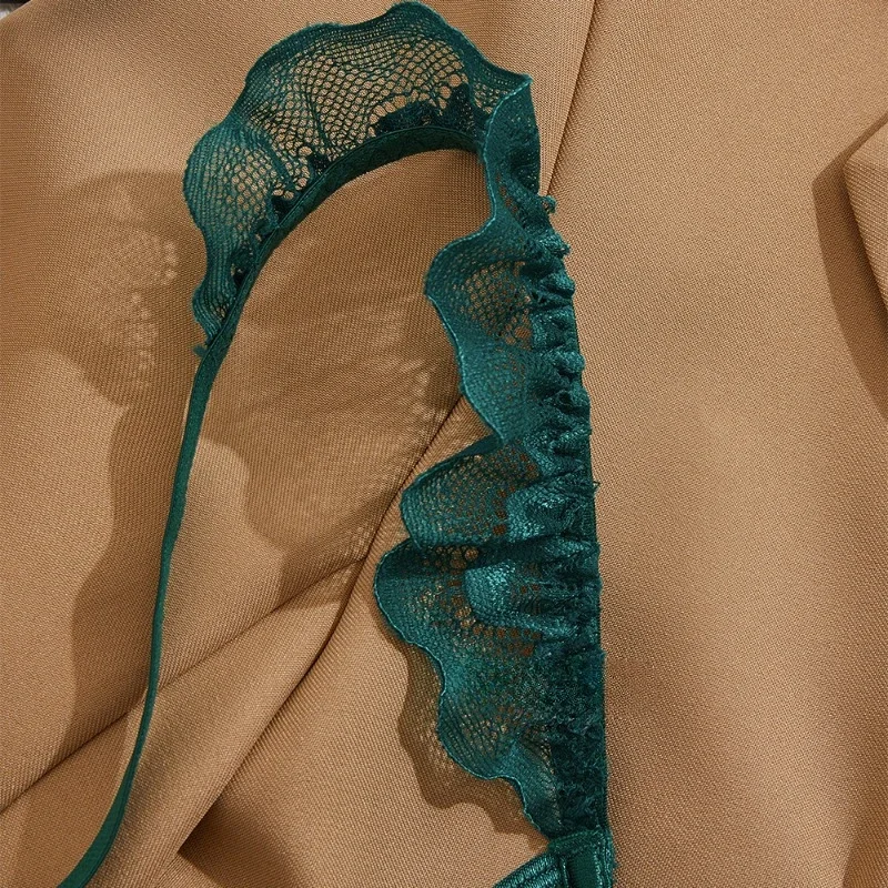 Voile Discret – Ensemble 2 pièces dentelle et maille - OpenString
